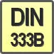 Piktogram - Typ DIN: DIN 333B